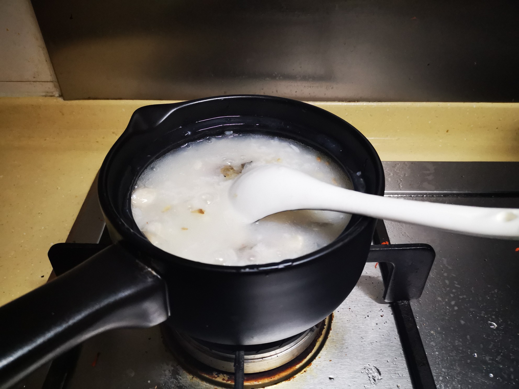 the steps of fillet porridge