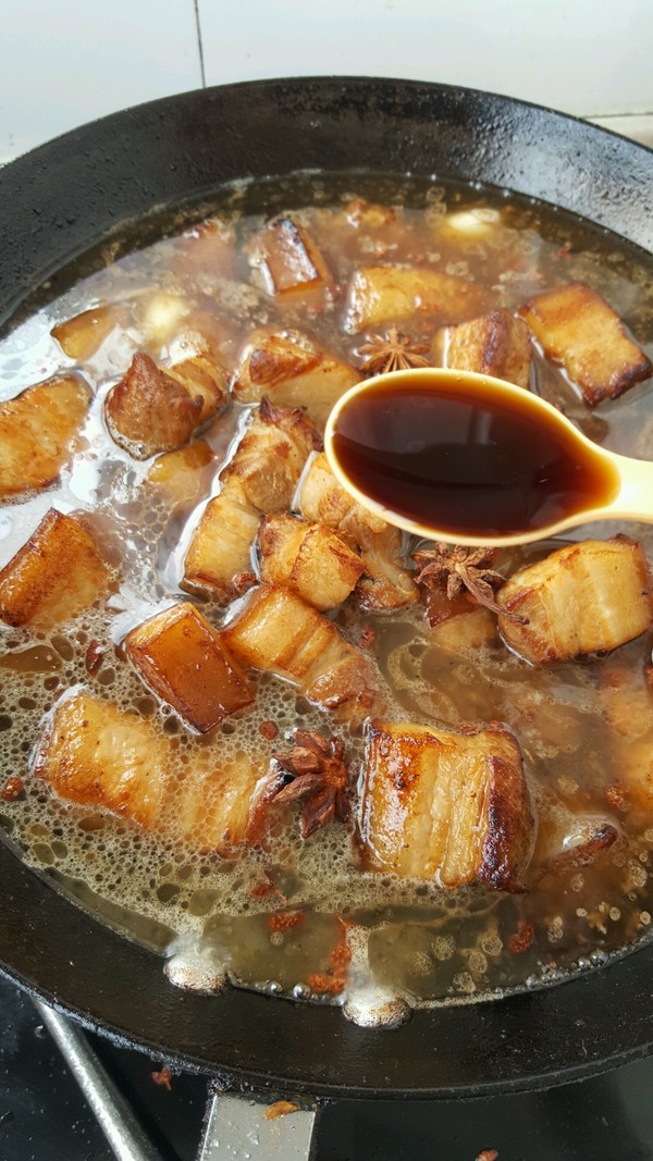 steps of braised pork