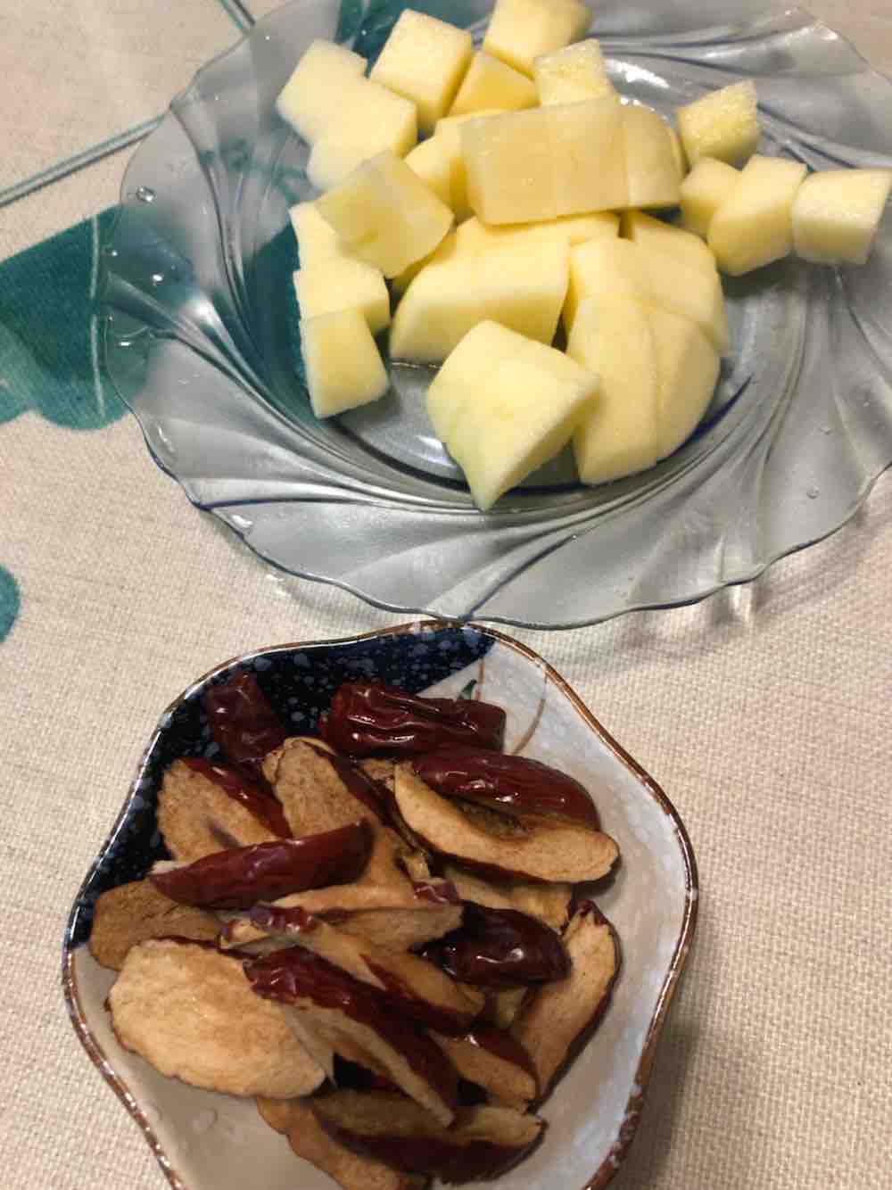 apple millet porridge steps